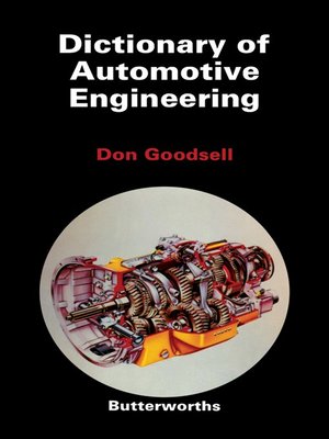 cover image of Dictionary of Automotive Engineering